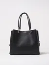 Emporio Armani Pebbled-effect Logo-plaque Tote Bag In Black