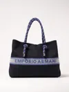 Emporio Armani Tote Bags  Woman Color Blue In Blue