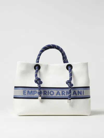 Emporio Armani Tote Bags  Woman Color White