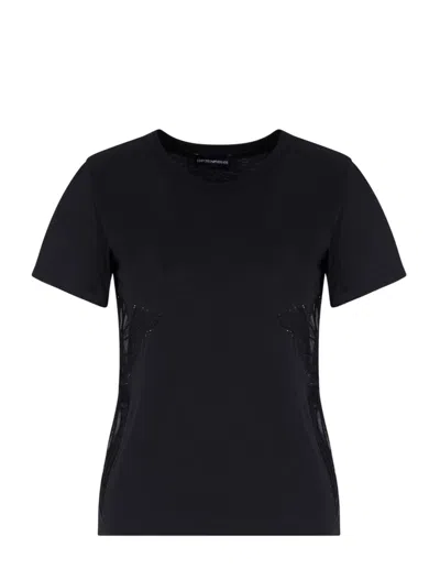 EMPORIO ARMANI EMPORIO ARMANI T SHIRTS AND POLOS BLACK