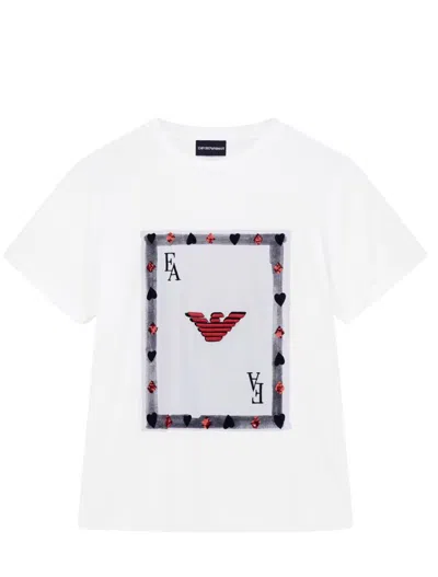Emporio Armani Short Sleeve T-shirt In White