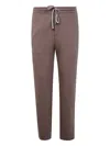 Emporio Armani Track Detail Sweatpants Back Pocket In Brown