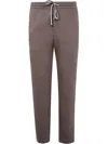 Emporio Armani Track Detail Sweatpants Back Pocket In Brown