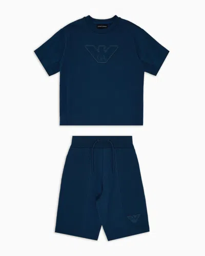 Emporio Armani Kids' Tracksuits In Blue