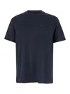 Emporio Armani Logo-embroidered Crew-neck T-shirt In Iconico 0920