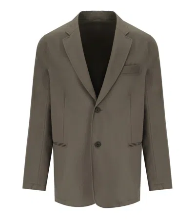 Emporio Armani Travel Essential Brown Single-breasted Jacket