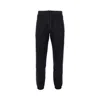 Emporio Armani Travel Essential Flannel Pants In Black