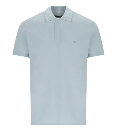 Emporio Armani Travel Essential Light Blue Polo Shirt