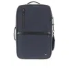 Emporio Armani Top Handle Strap Backpack With Front Zip In Blue