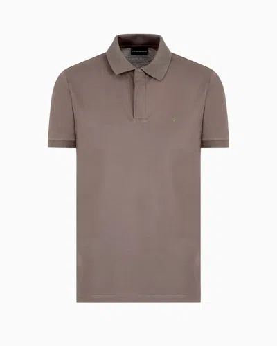 EMPORIO ARMANI TRAVEL ESSENTIALS PIQUÉ POLO SHIRT