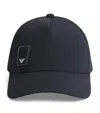 Emporio Armani Branded Baseball Cap Curved Peak In Black