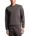 Emporio Armani Travel Essentials Crewneck Sweatshirt In Brown