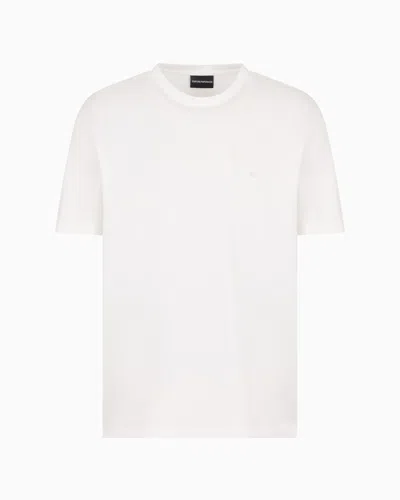 Emporio Armani Asv Travel Essentials Jersey T-shirt In White