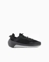 Emporio Armani Travel Essentials Mesh Sneakers In Black