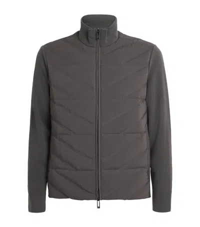 Emporio Armani Travel Essentials Padded Jacket In Black