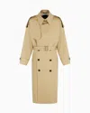 Emporio Armani Trench Coats In Neutral