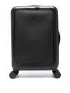 Emporio Armani Trolley Saffiano Telescopic Handle In Negro