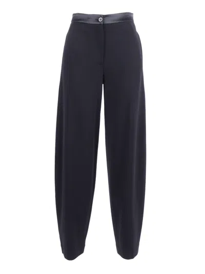 Emporio Armani Trouser In Black