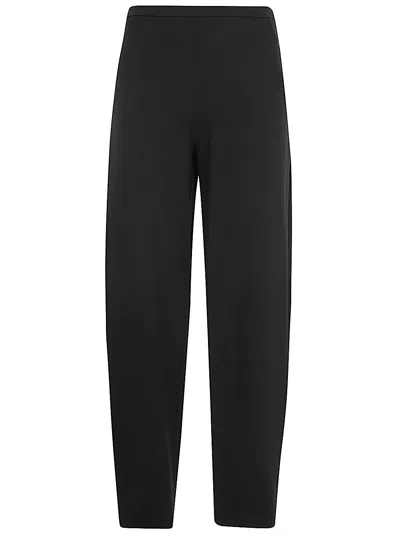 Emporio Armani Sleek Women's Trousers For Fall 2025 In Black