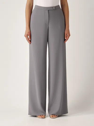 Emporio Armani Pants  Woman Color Grey In Gray