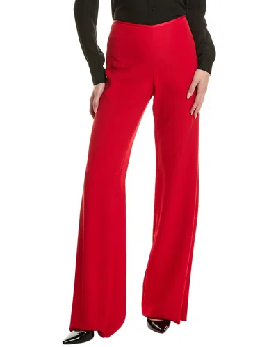 Emporio Armani Trouser In Red