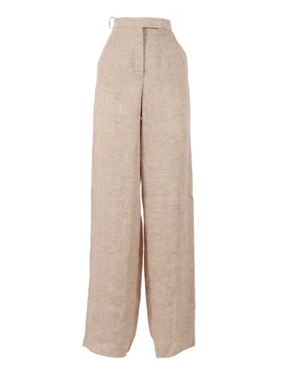 Emporio Armani Trouser In Brown