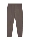 Emporio Armani Elastic Waist Sweatpants In Gray