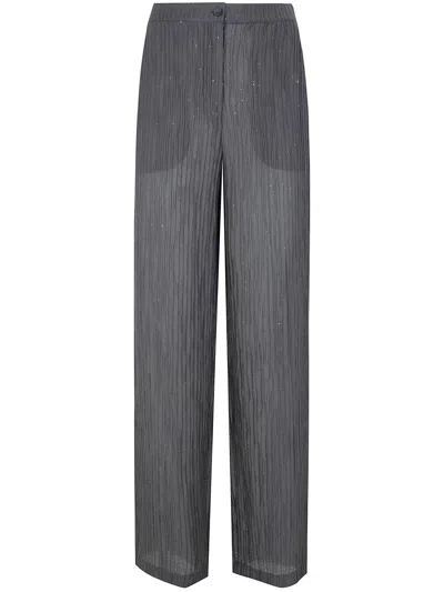 Emporio Armani Trousers In Black