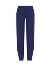 Emporio Armani Stretch Milano-stitch Fabric Trousers With Pleat At The Hem