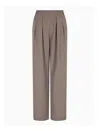 Emporio Armani Straight-leg Trousers In Neutral
