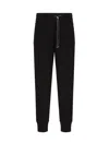 Emporio Armani Elasticated Waist Drawstring Track Pants In Black