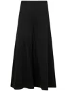 Emporio Armani High-waisted Trousers In Black