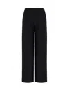 Emporio Armani Travel Essentials Capsule Collection Interlock Jersey Trousers In Black