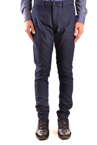 Emporio Armani Trousers In Blue