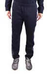 Emporio Armani Logo-tape Track Pants In Blue