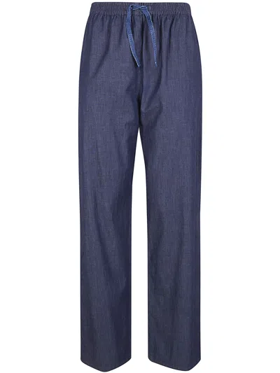 Emporio Armani Trousers In Blue