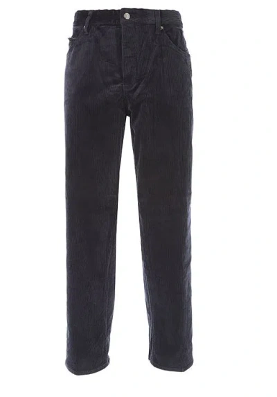 Emporio Armani Trousers In Blue