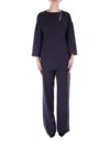 Emporio Armani Women's Tailored Trousers In Blu Blu