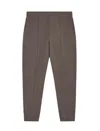 Emporio Armani Elastic Waist Sweatpants In Gray