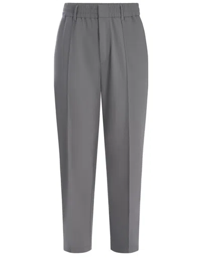 Emporio Armani Trousers In Grey