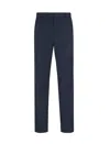 Emporio Armani Navy Blue Tailored Trousers In Iconico 0920 Blu Nav