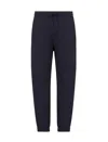 Emporio Armani Zippered Pockets Jogger Pants In Black