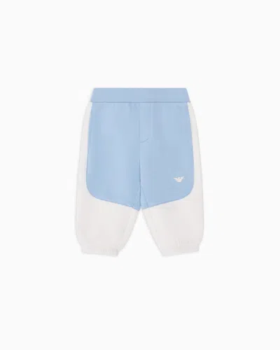 Emporio Armani Kids' Trousers In Light Blue