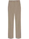 Emporio Armani Straight-leg Trousers In Multicolor