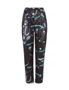 Emporio Armani Starry Sky Printed Pants In Multicolour