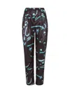Emporio Armani Starry Sky Printed Pants In Multicolour
