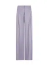 Emporio Armani Trousers Purple In Purple