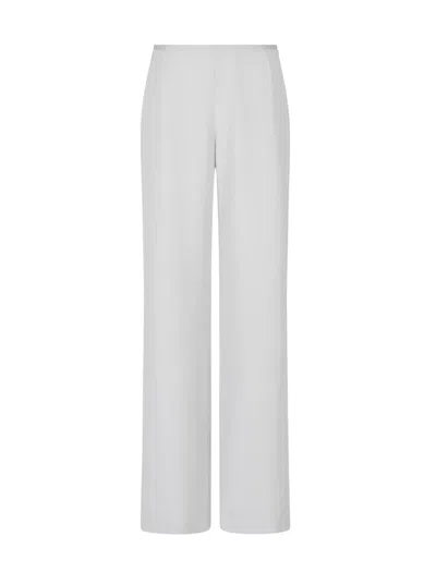 Emporio Armani Trousers In Sel De Camargue