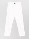 Emporio Armani Trousers With Belt Loops And Five Pockets In White