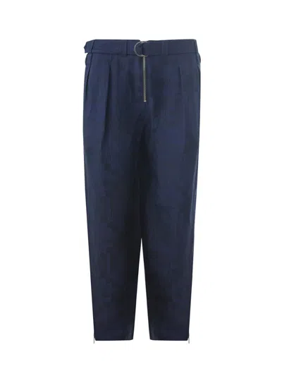 EMPORIO ARMANI TROUSERS WITH BELT RELAXED FIT EMPORIO ARMANI